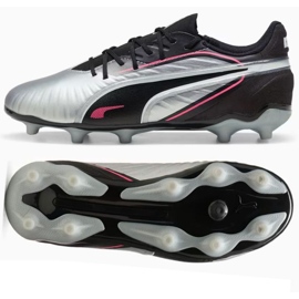 Puma King Match FG/AG 108320-02 football shoes silver