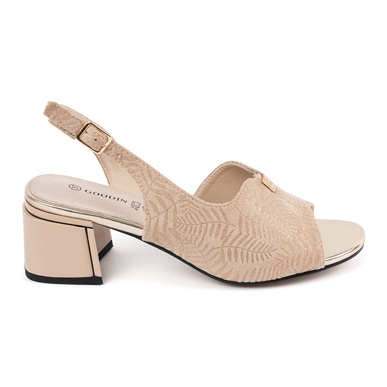 Goodin Beige heels sandals Goodin Beige heels sandals