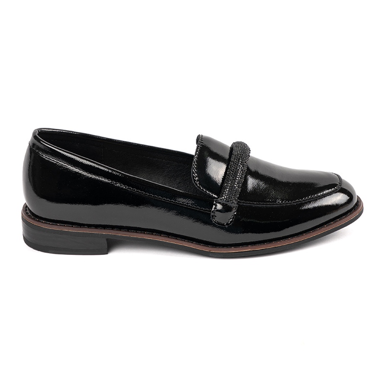 Moccasins with Sergio Leone Black leather insert Moccasins with Sergio Leone Black leather insert
