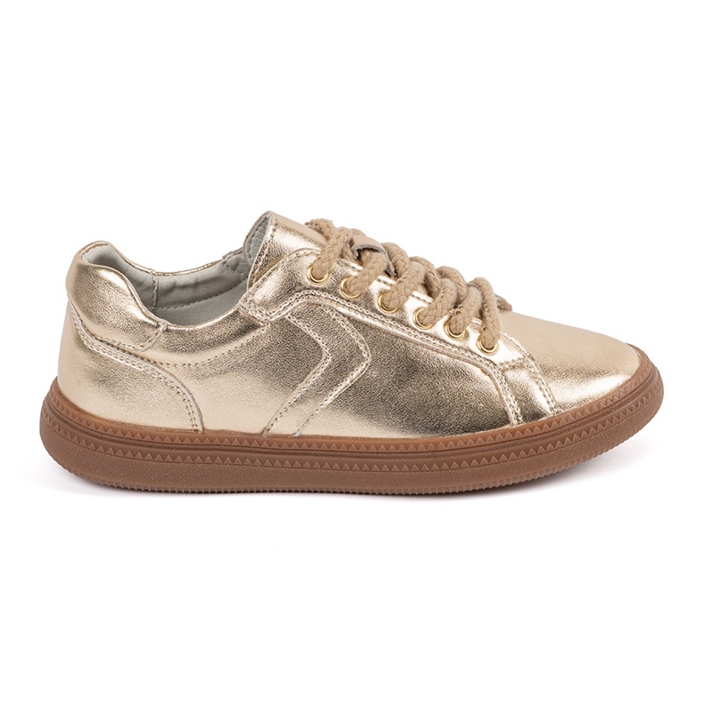 Golden Sneakers Women's Leather Sergio Leone