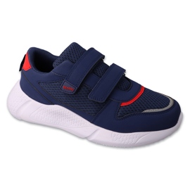 Children's sports Befado with Velcro 452Q006 navy blue/red Children's sports Befado with Velcro 452Q006 navy blue/red