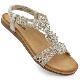 Women's comfortable sandals Irsona Golden Artiker 56C1281