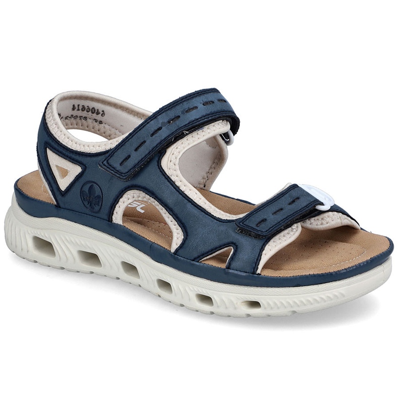 Rieker 64066-14 navy blue sports sandals