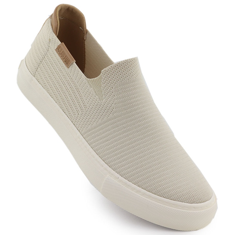 Textile sneakers Slip on Beige Big Star RR274721