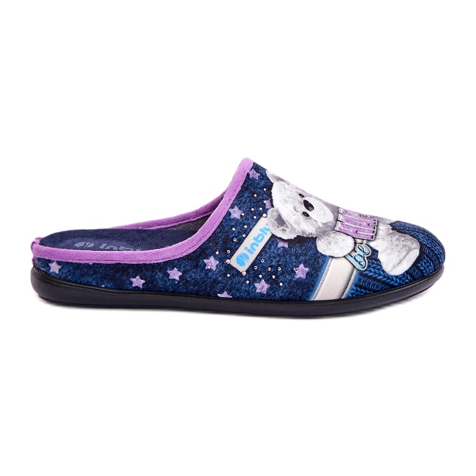 Women's slippers with an inblu gf000025 navy blue Women's slippers with an inblu gf000025 navy blue