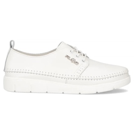 Filippo DP6747/25 WH leather sneakers white