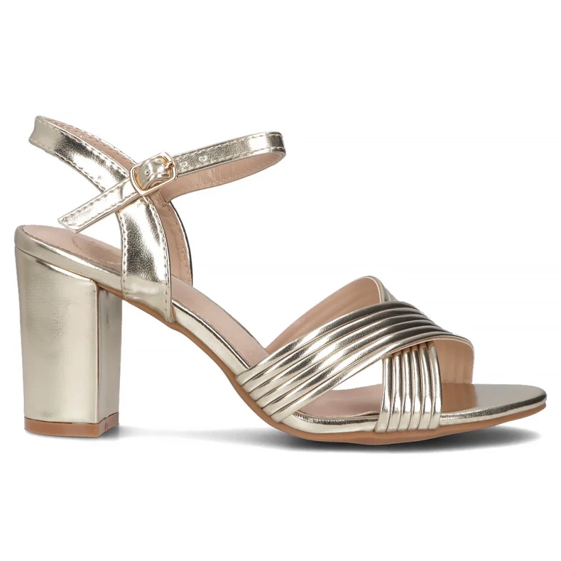 Filippo Women's leather sandals on the Golden Post DS6901/25