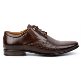 Olivier Men's shoes, formal leather 482 dark brown Olivier Men's shoes, formal leather 482 dark brown