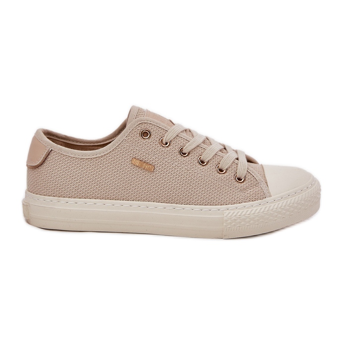 Women's material sneakers big star rr274767 beige Women's material sneakers big star rr274767 beige