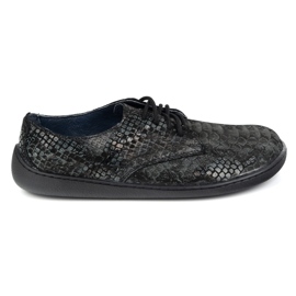 Olivier Barefoot women minimalist sneakers 1288pol black snake Olivier Barefoot women minimalist sneakers 1288pol black snake
