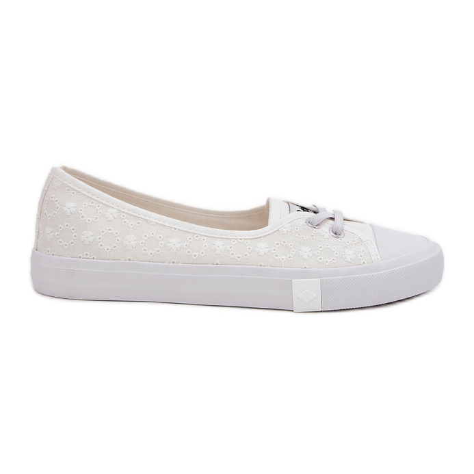 Sneakers women's sneakers with embroidery Lee Cooper LCW-25-31-3447L white Sneakers women's sneakers with embroidery Lee Cooper LCW-25-31-3447L white