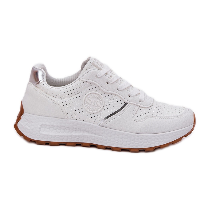 Women's sneakers on the platform Big Star RR274487 Hi-Polish System White