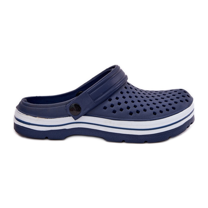 Evento Light foam women's navy blue slippers
