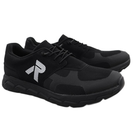 Men's sports shoes black rieker 09100-00