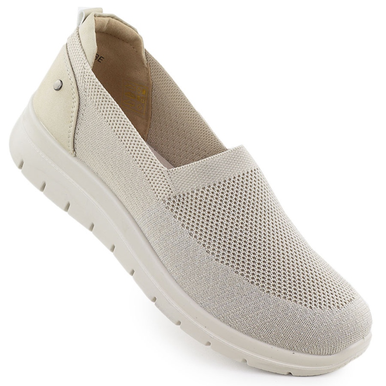 Women's sports shoes beige vinceza 87719