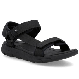 Black Velcro Men's Sandals Rieker 20850-00 Black Velcro Men's Sandals Rieker 20850-00