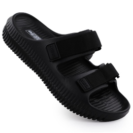 Black foam flip flops Big Star RR174A026