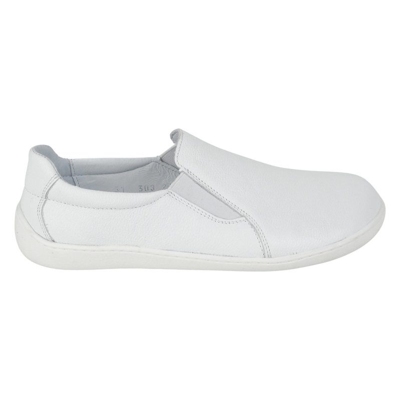 Olivier Women's minimalist barefoot sliding 1308pol white