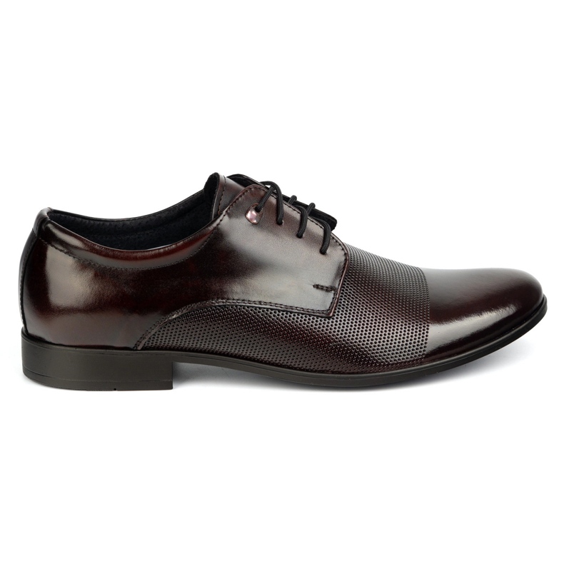 Olivier Elegant leather shoes 271T2 cherry red