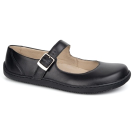 Barefoot women's ballerinas Olivier 1286 with a buckle black Barefoot women's ballerinas Olivier 1286 with a buckle black