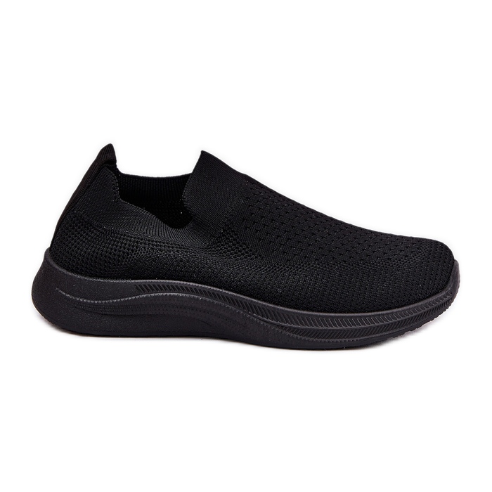 Fabric Slip-on Sports Shoes Women Black