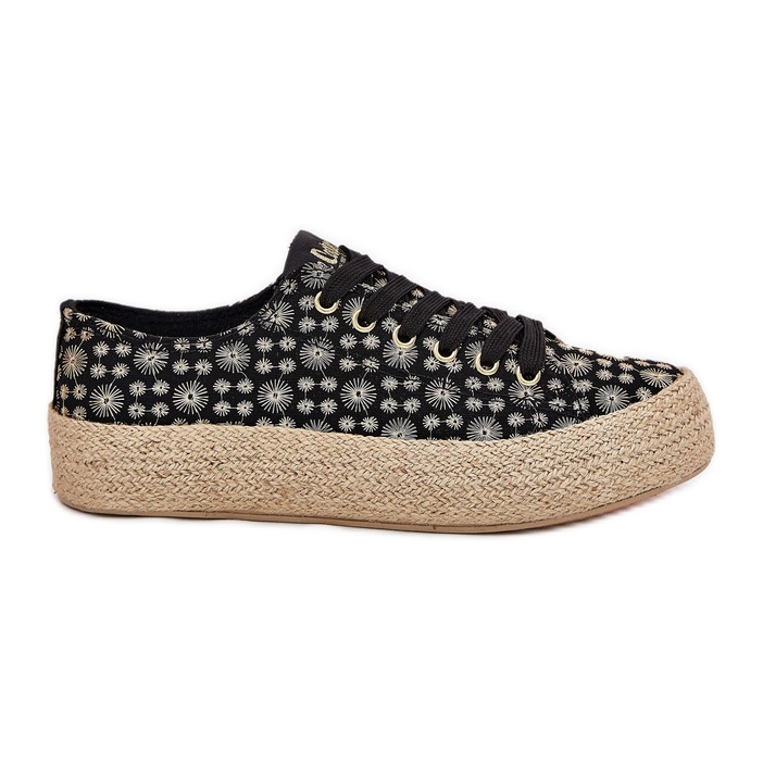 Patrouched women's sneakers on the platform with Lee Cooper LCW-25-08-3647L black braid