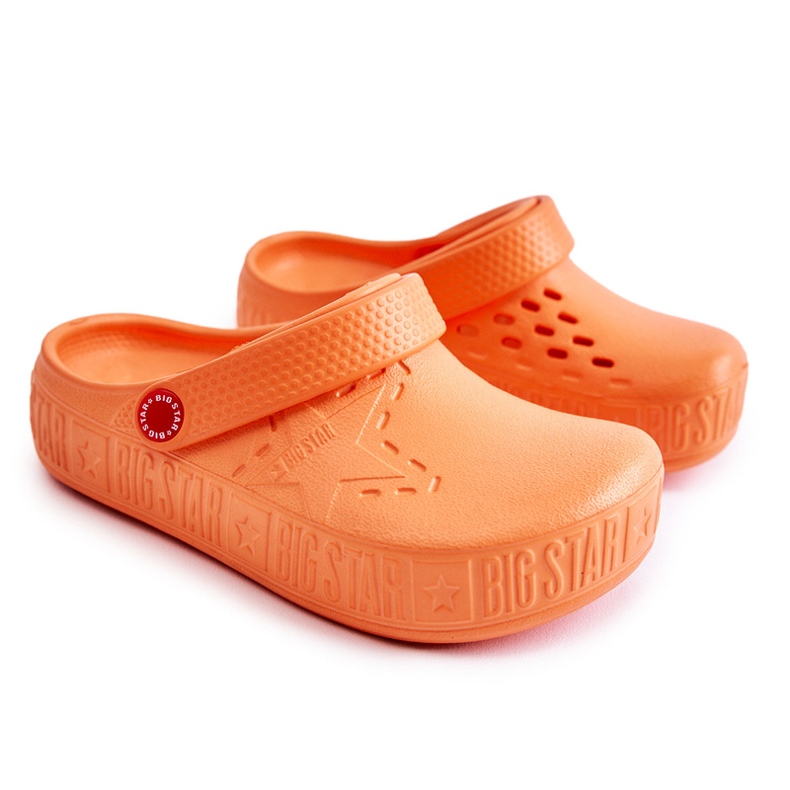 Children's light flip flops Big Star II375008 Orange Children's light flip flops Big Star II375008 Orange