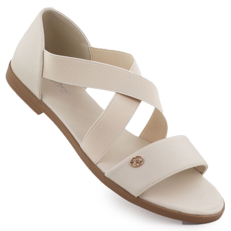 Women's sandals with beige Evento 3884