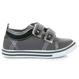 Bona Boys' Shoes With Velcro grey