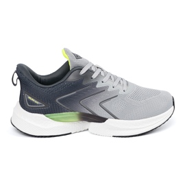 Vico Gray sports shoes with a green element grey Vico Gray sports shoes with a green element grey