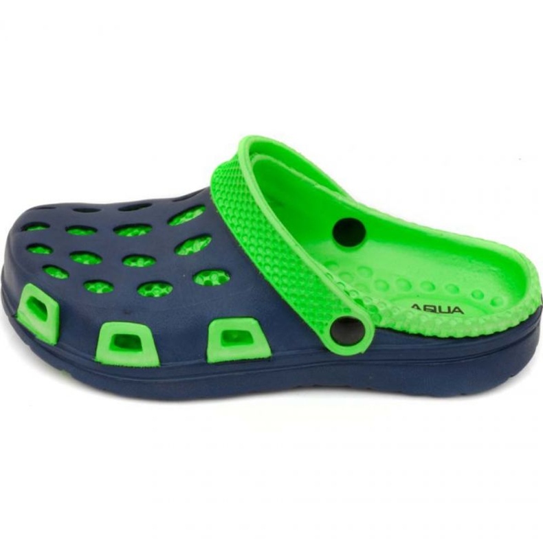 Children's flip flops Aqua-Speed Silvi Jr Kol 48 Green navy blue Children's flip flops Aqua-Speed Silvi Jr Kol 48 Green navy blue