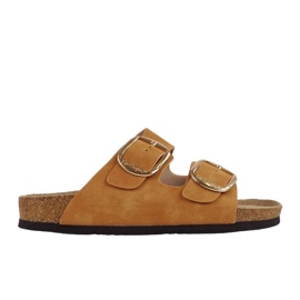 Women's slippers Lee Cooper LCW-25-35-3485LA brown