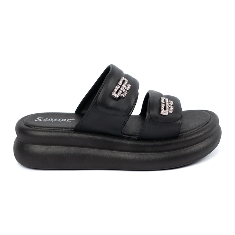 Seastar Black women's platform flip-flops Seastar Black women's platform flip-flops