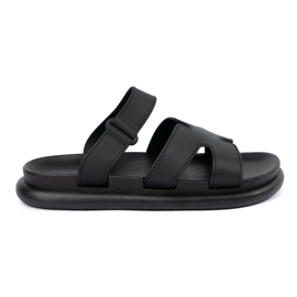 Seastar Black women's flip flops on a flat sole
