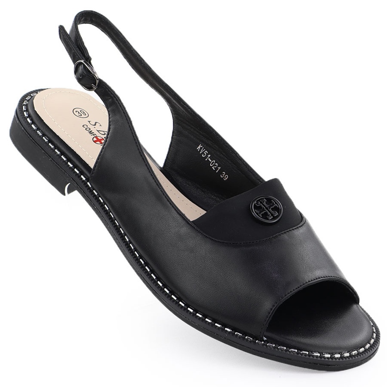 S.Barski Women's sandals Czarne S. Barski KV51-021 black