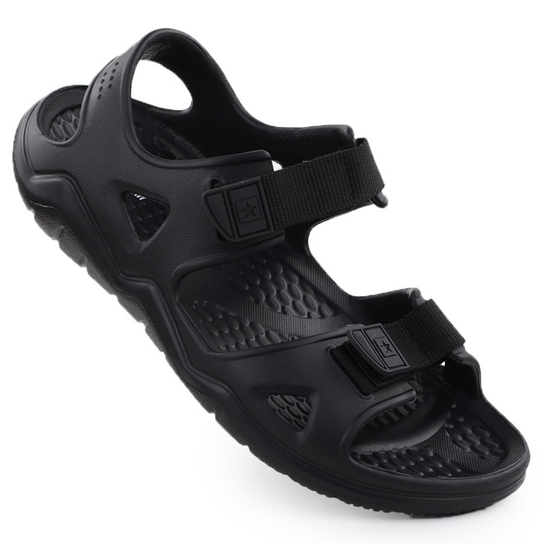 Light foam sandals for Velcro Black Big Star RR274A512