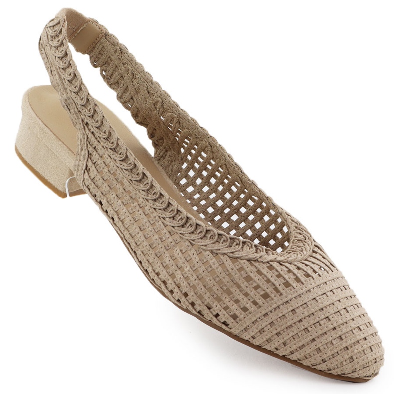 Women's openwork sandals with beige T.Sokolski L25-334