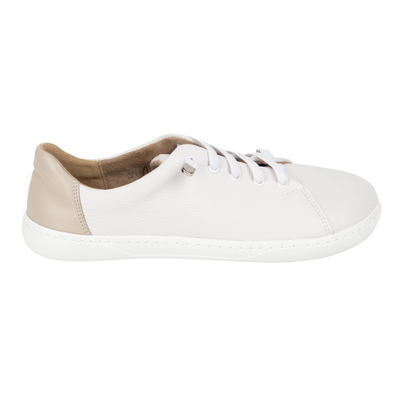 WASAK Women's barefoot shoes minimalist leather 0771w white