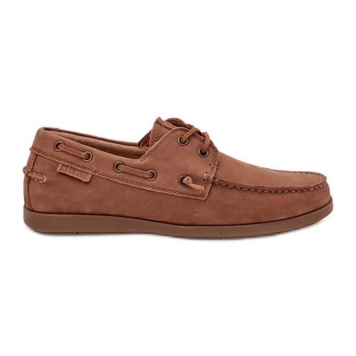 Big Star RR174162 Camel men's leather loafers brown Big Star RR174162 Camel men's leather loafers brown