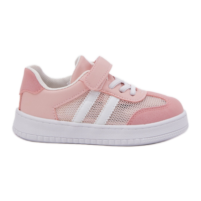 Children's sneakers pink Velcro
