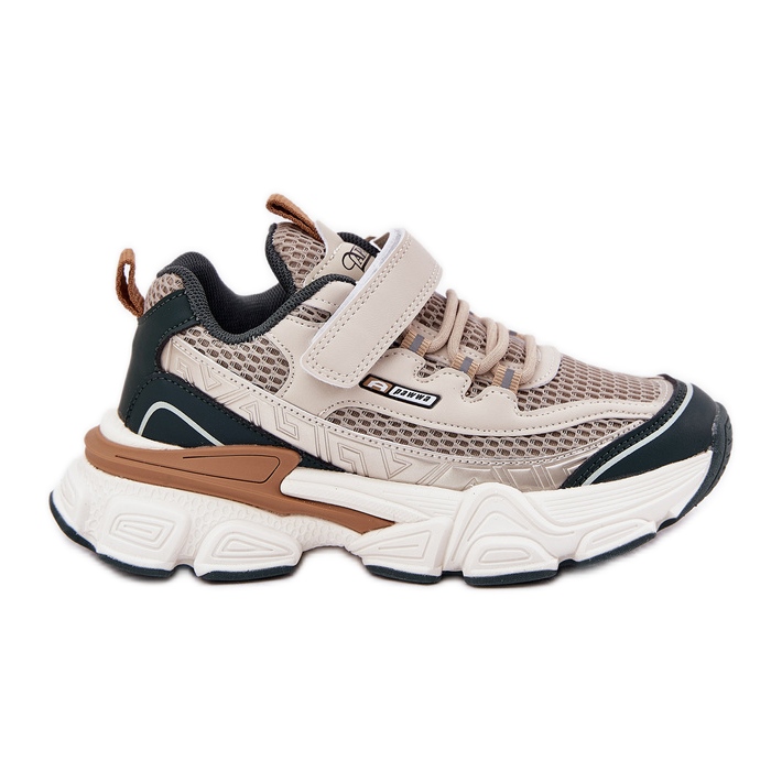 Sneakers Sports Sports shoes for beige Velcro