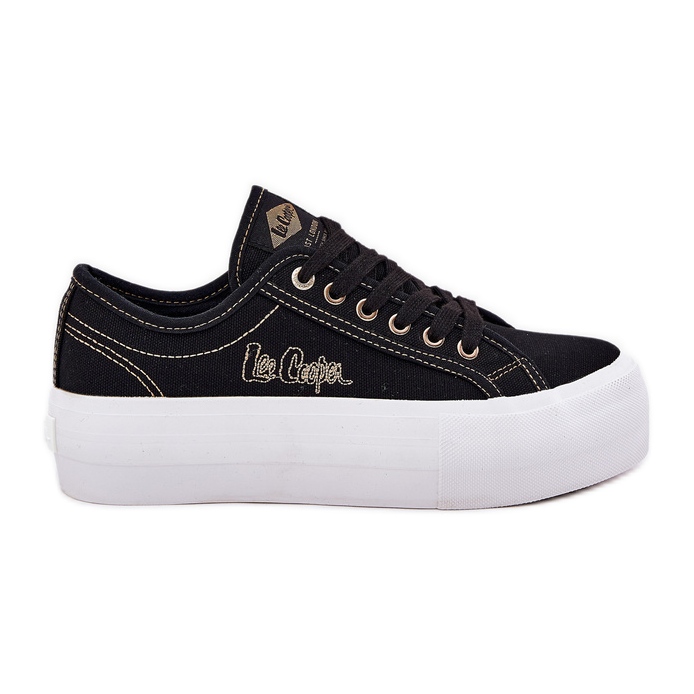 Women's material sneakers on the Lee Cooper LCW-25-31-3431L Platform black