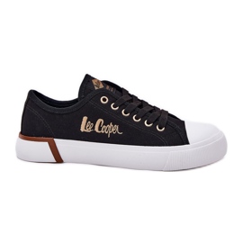 Women's material sneakers Lee Cooper LCW-25-31-3427L black