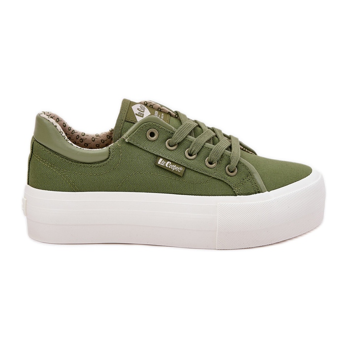 Women's sneakers on the Lee Cooper LCW-25-31-3449L Platform green