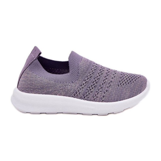 Children's inserted violet sports shoes Children's inserted violet sports shoes