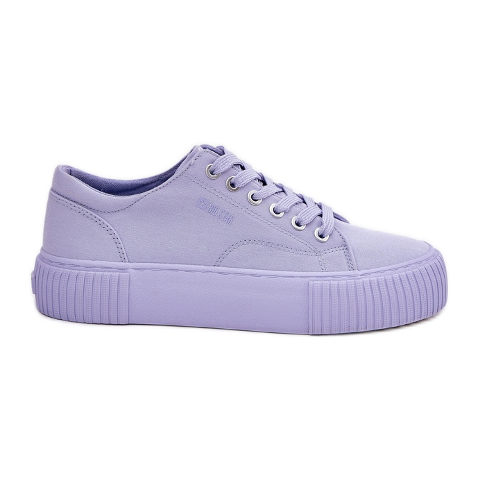 Big star rr274406 women's material sneakers purple violet Big star rr274406 women's material sneakers purple violet