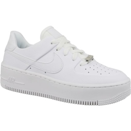 Nike Air Force 1 Sage Low AR5339-100 white leather shoes