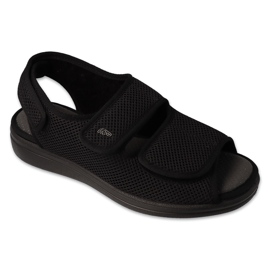 Dr.ORTO Befado women's sandals with Velcro bottom 077D001 black