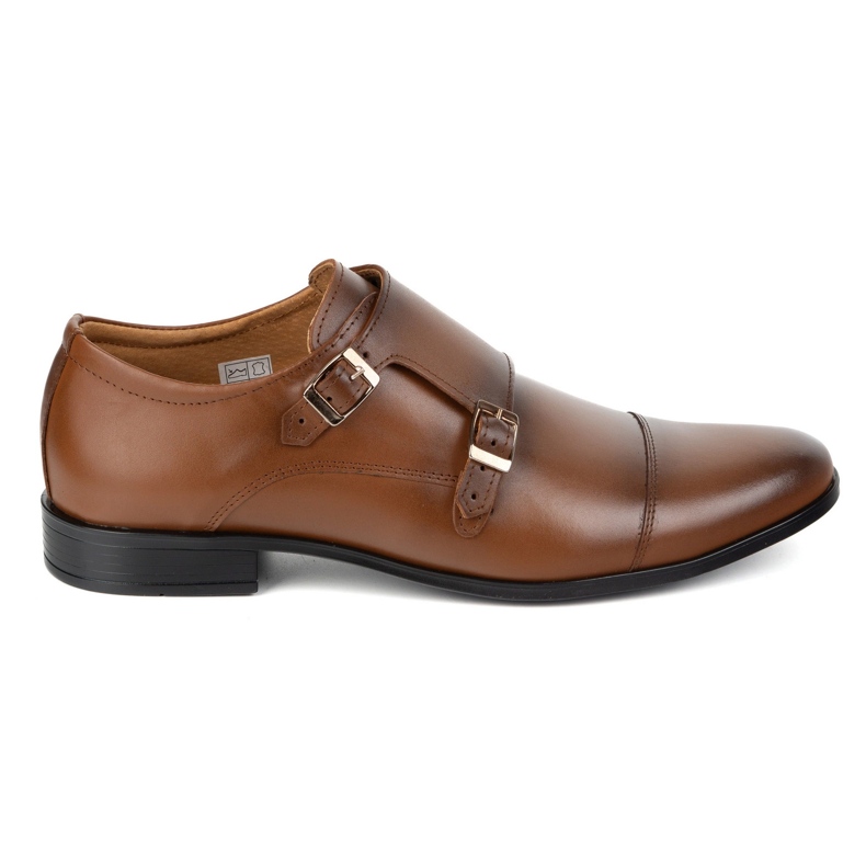 Olivier Leather formal shoes leather monks 306l light brown Olivier Leather formal shoes leather monks 306l light brown
