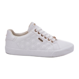 Women's sneakers with eco leather big star rr274322 white Women's sneakers with eco leather big star rr274322 white